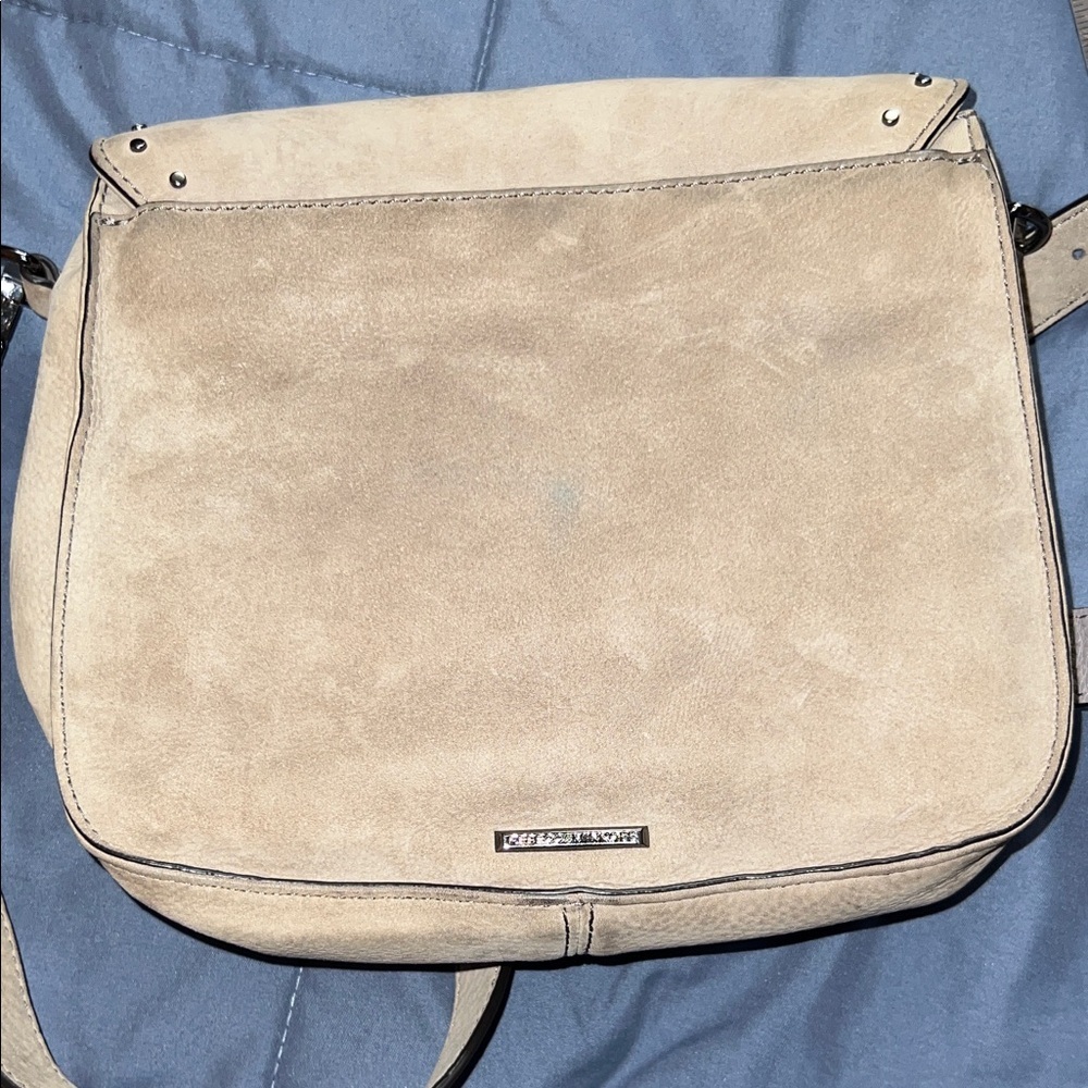 Rebecca Minkoff Grey Studded Crossbody Bag - Picture 6 of 6